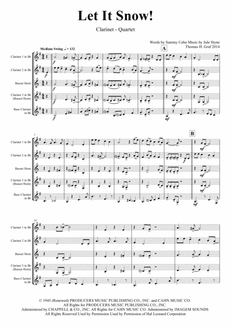 Let It Snow! Let It Snow! Let It Snow! (arr. Thomas H. Graf)