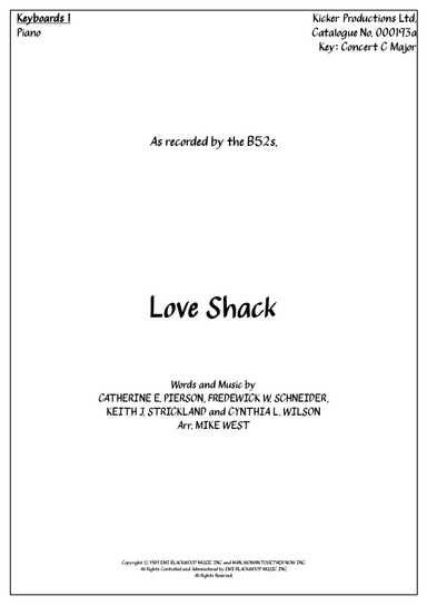 Love Shack (arr. Michael Storeton-West)