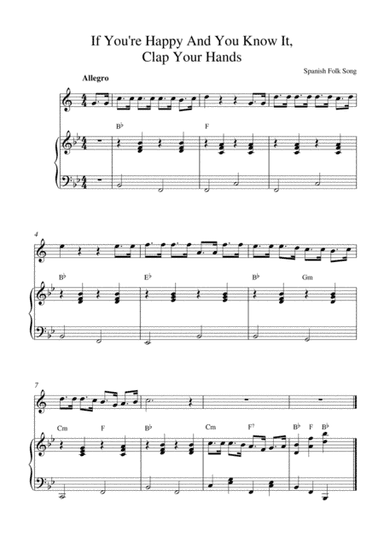 If You're Happy And You Know It, Clap Your Hands (arr. Kaiserin Rebecca)