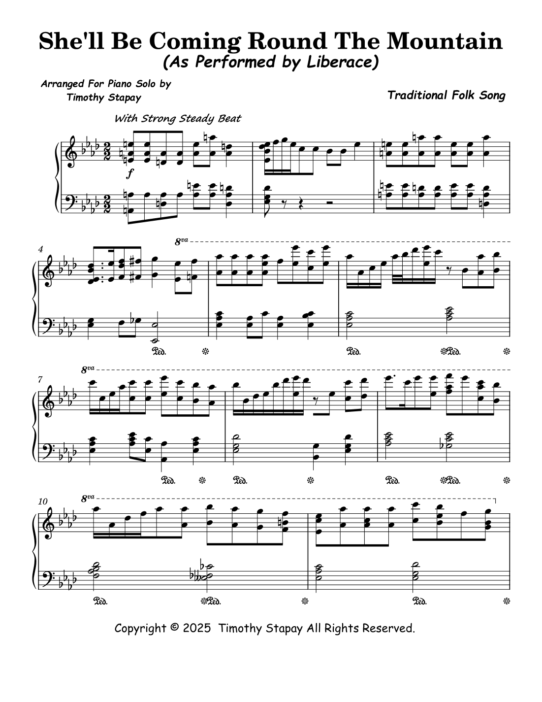 She'll Be Coming Round The Mountain (arr. Timothy Stapay)