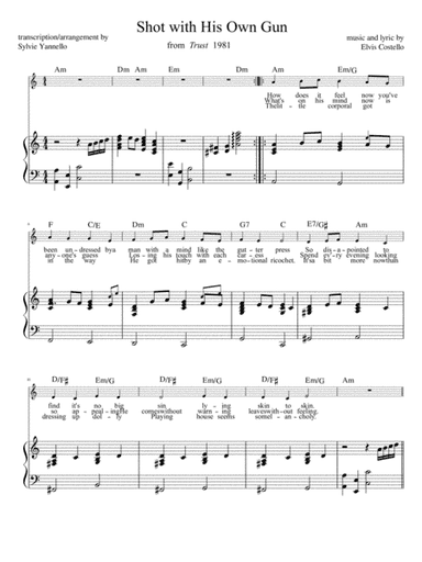 Shot With His Own Gun (arr. Sylvie Yannello)