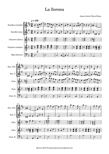 la llorona (arr. Andrés Henestrosa)