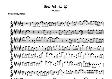 How Far I'll Go (arr. Maurozza)