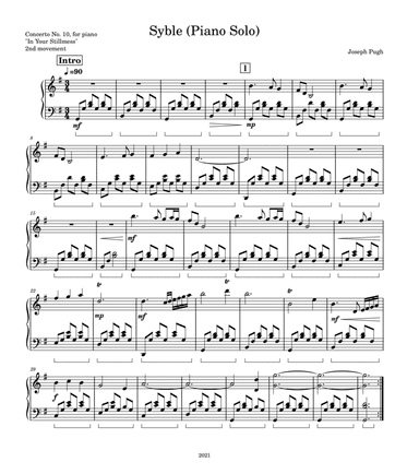 Concerto #10"Syble" 2nd movement