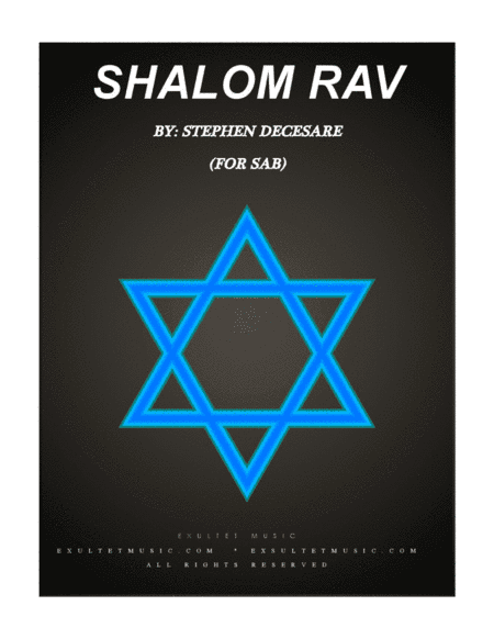 Shalom Rav (for SAB)