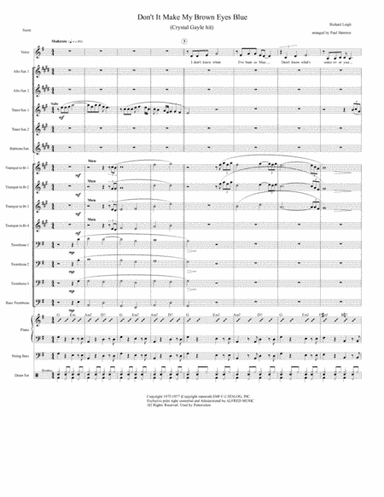 Don't It Make My Brown Eyes Blue (arr. Paul Hemmer)