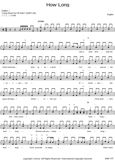 How Long (arr. COPYDRUM)
