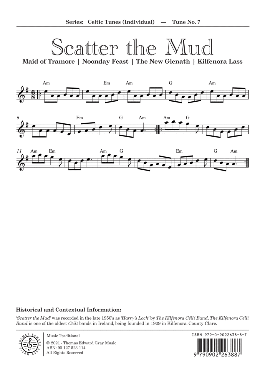 Scatter the Mud (arr. Thomas Gray)