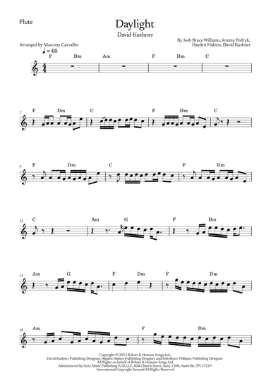 Daylight (arr. Marcony Carvalho)