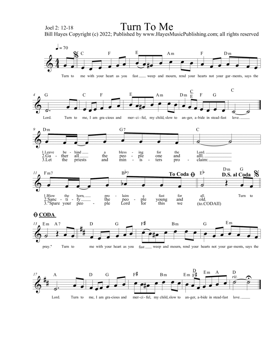 Turn To Me