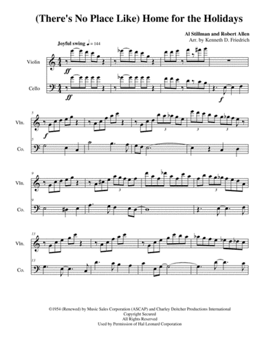 (There's No Place Like) Home For The Holidays (arr. Kenneth D. Friedrich)