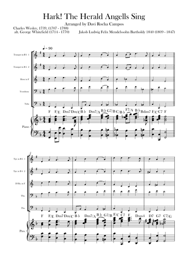 Hark! The Herald Angells Sing (arr. Davi Rocha Campos)