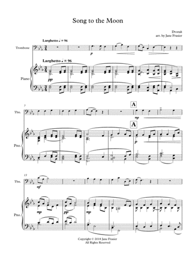 Song to the Moon (arr. Jane Frasier)