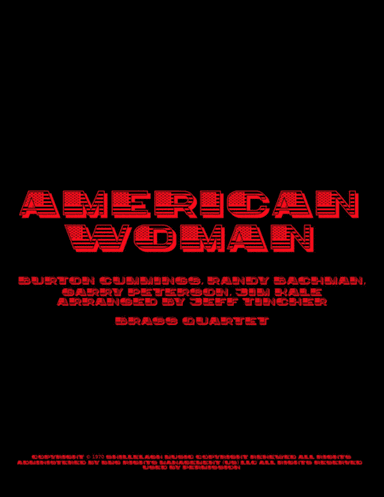 American Woman (arr. Jeff Tincher)