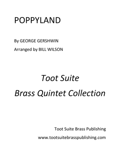 Poppyland (arr. Bill Wilson)