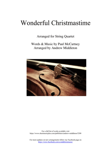 Wonderful Christmastime (arr. Andrew Middleton)