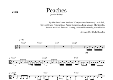 Peaches (arr. Cadu Barcelos)