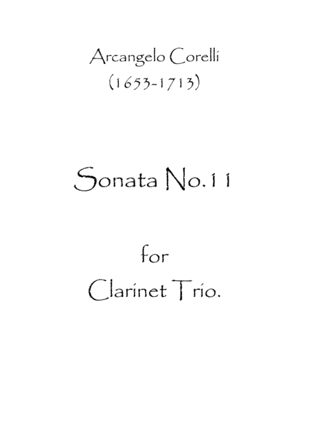 Sonata No.11 (arr. Spence Bundy)