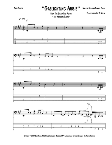 Gaslighting Abbie (arr. Accubass)