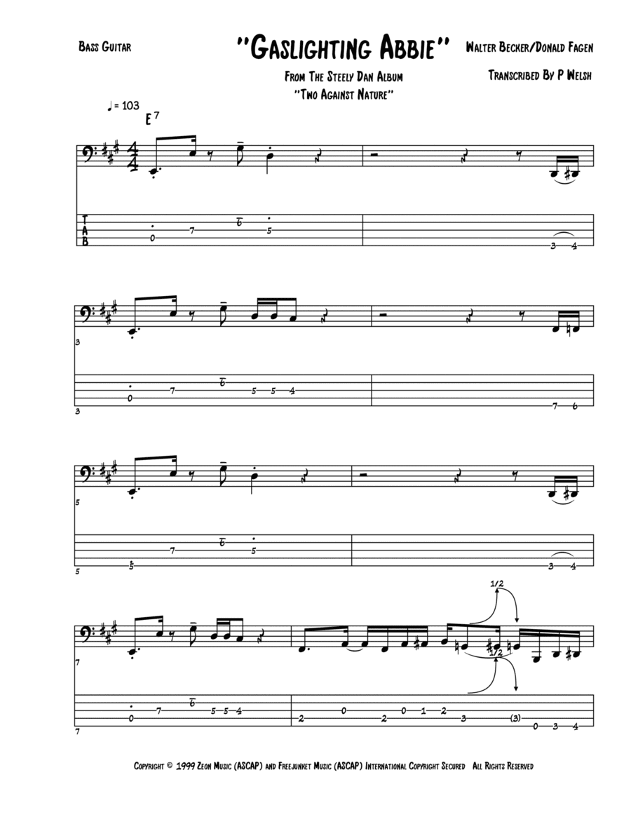 Gaslighting Abbie (arr. Accubass)