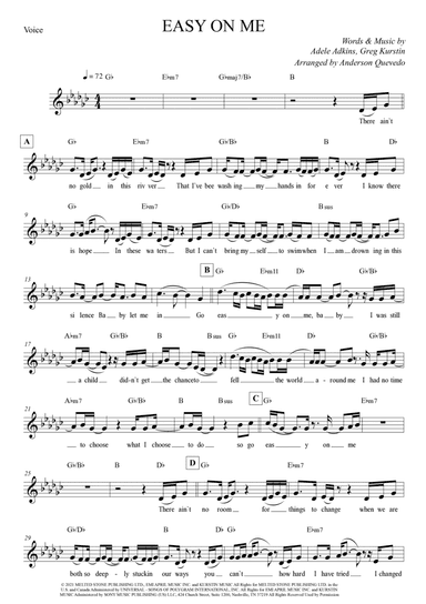 Easy On Me (arr. Anderson Quevedo)