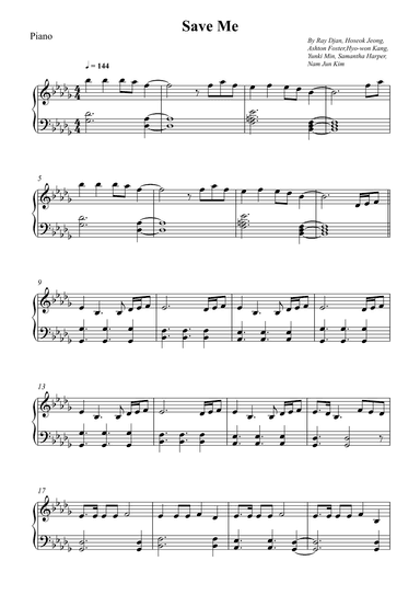 Save Me (arr. Wesley S. SIlva)