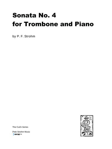 Sonata No. 4 for Trombone and Piano