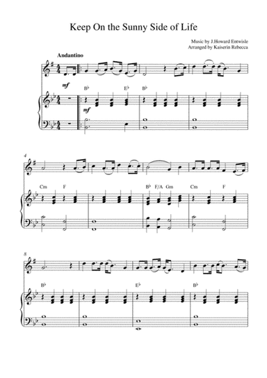 Keep On the Sunny Side of Life (arr. Kaiserin Rebecca)