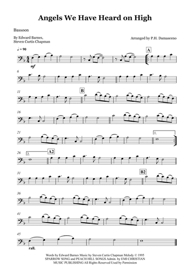 Angels We Have Heard On High (arr. P.H. Damasceno)
