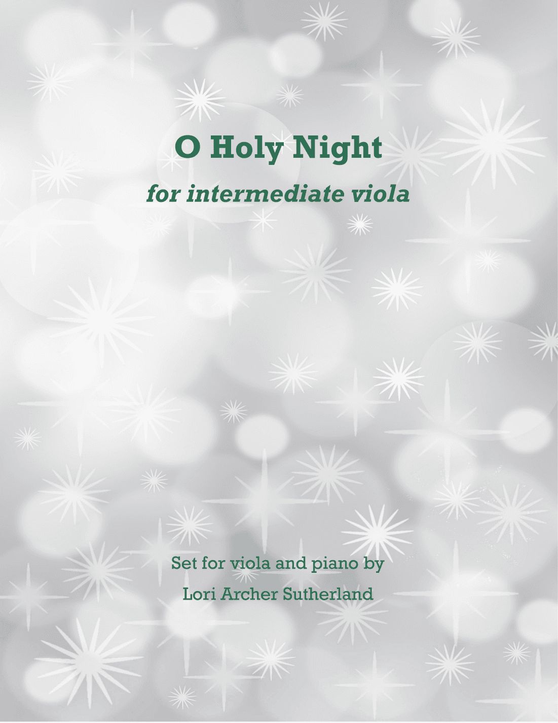 O Holy Night (arr. Lori Archer Sutherland)