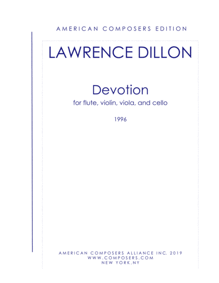 [Dillon] Devotion