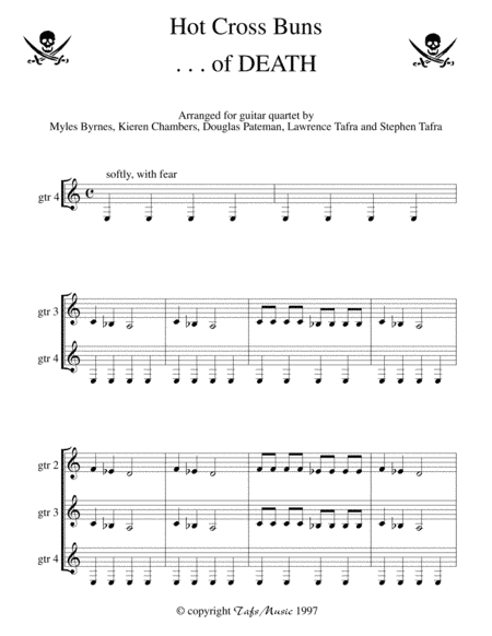 Hot Cross Buns of Death (arr. TafsMusic)