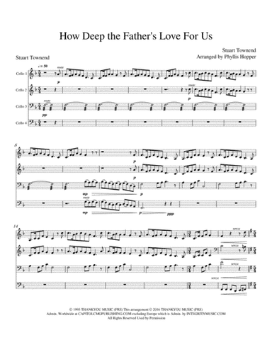 How Deep The Father's Love For Us (arr. Phyllis Hopper)