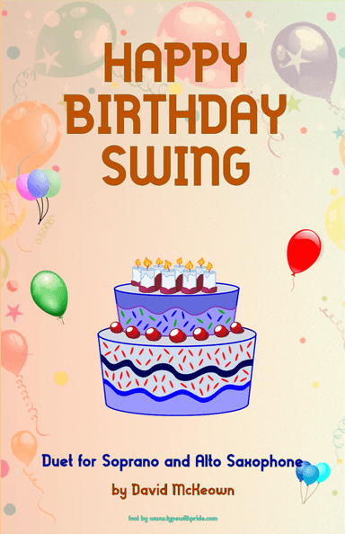 Happy Birthday Swing, for Soprano and Alto Saxophone Duet (arr. David McKeown)