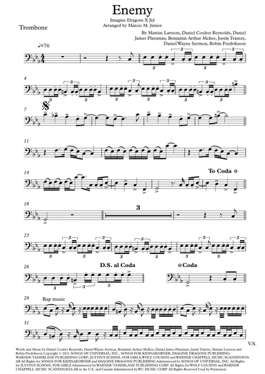 Enemy (arr. Márcio Moreira Júnior)