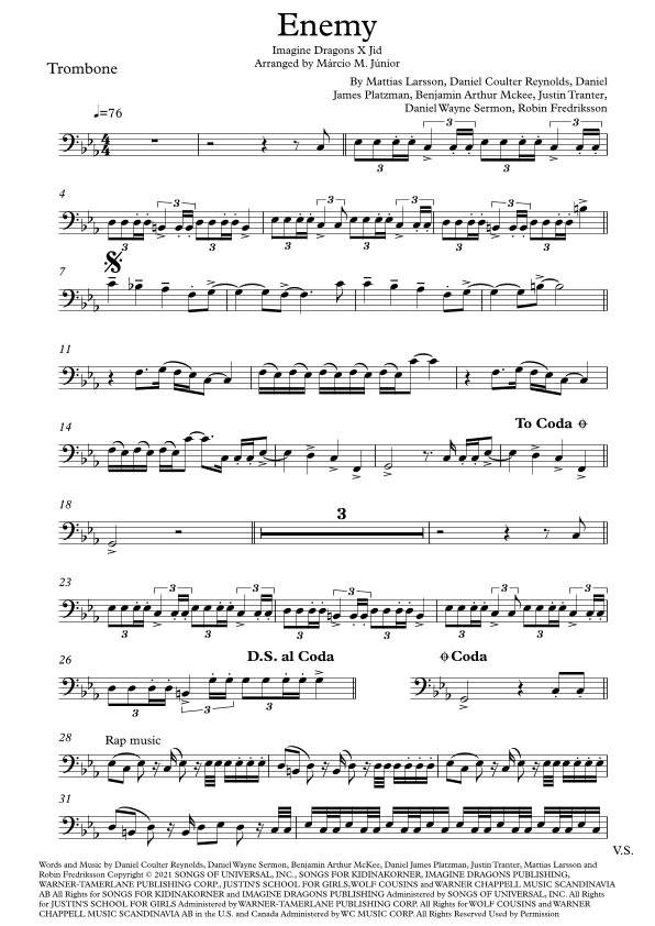 Enemy (arr. Márcio Moreira Júnior)