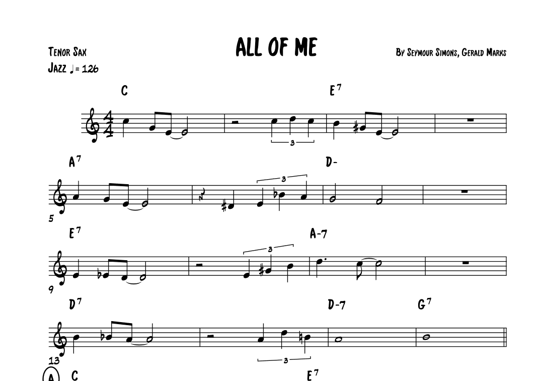 All Of Me (arr. Leo Silva)