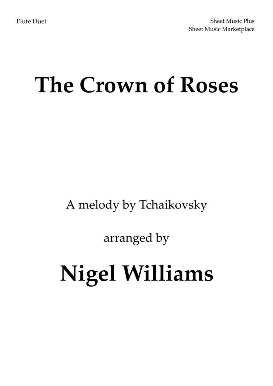 The Crown of Roses, for Flute Duet (arr. Nigel Williams)