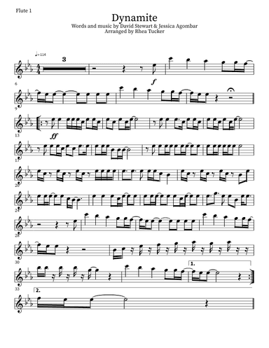 Dynamite (arr. Rhea Tucker)
