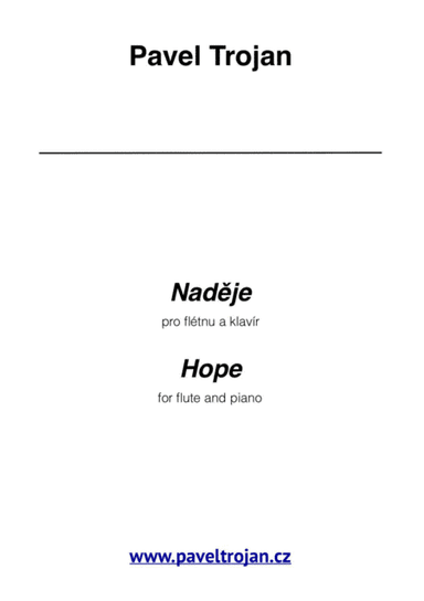 Pavel Trojan - Hope for flute and piano