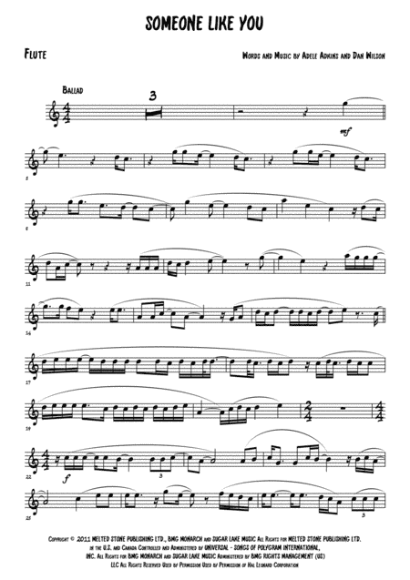 Someone Like You (arr. Darren Lloyd)