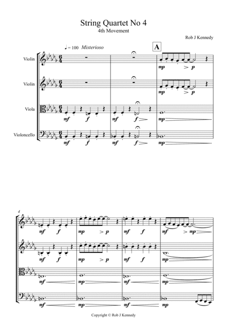 String Quartet No. 4 - 4th movement