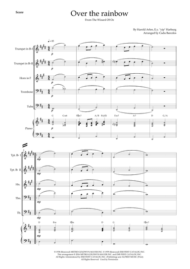 Over The Rainbow (arr. Cadu Barcelos)