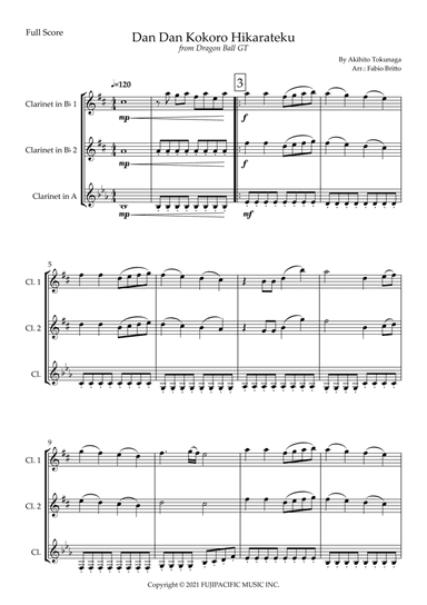 Dragon Ball Gt (arr. Fabio Britto)