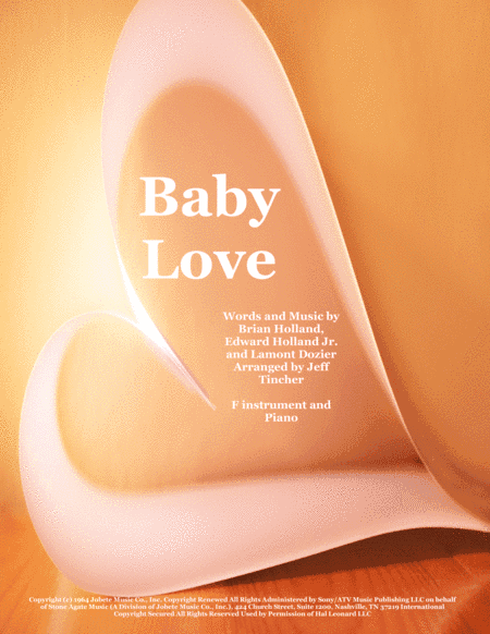 Baby Love (arr. Jeff Tincher)