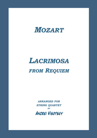 Lacrimosa (arr. A. Visotsky)