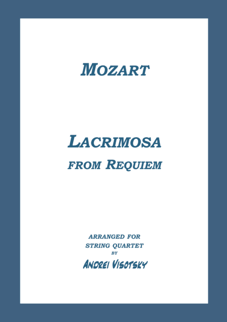Lacrimosa (arr. A. Visotsky)