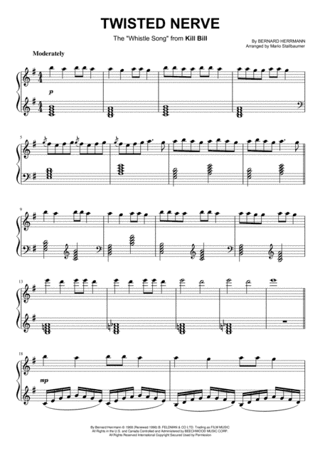 Twisted Nerve (arr. Mario Stallbaumer)