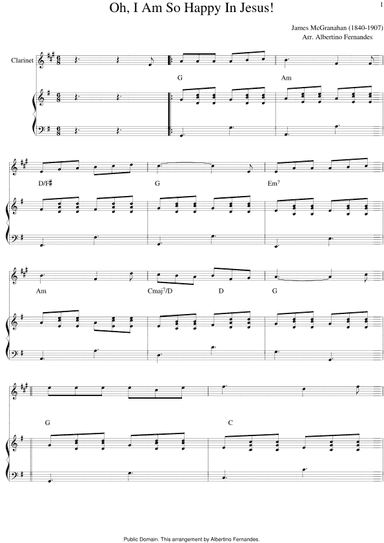 Oh I Am So Happy In Jesus (arr. Albertino Fernandes)