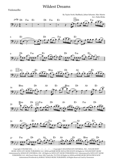 Wildest Dreams (arr. Fabio Britto)
